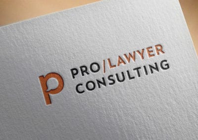 Pro/Lawyer Consulting – logótervezés, arculattervezés, grafikai tervezés