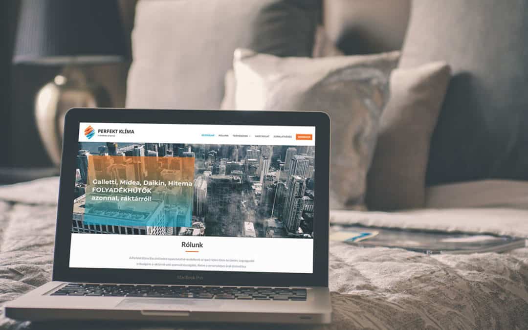 Perfekt Klíma – céges weboldal készítés