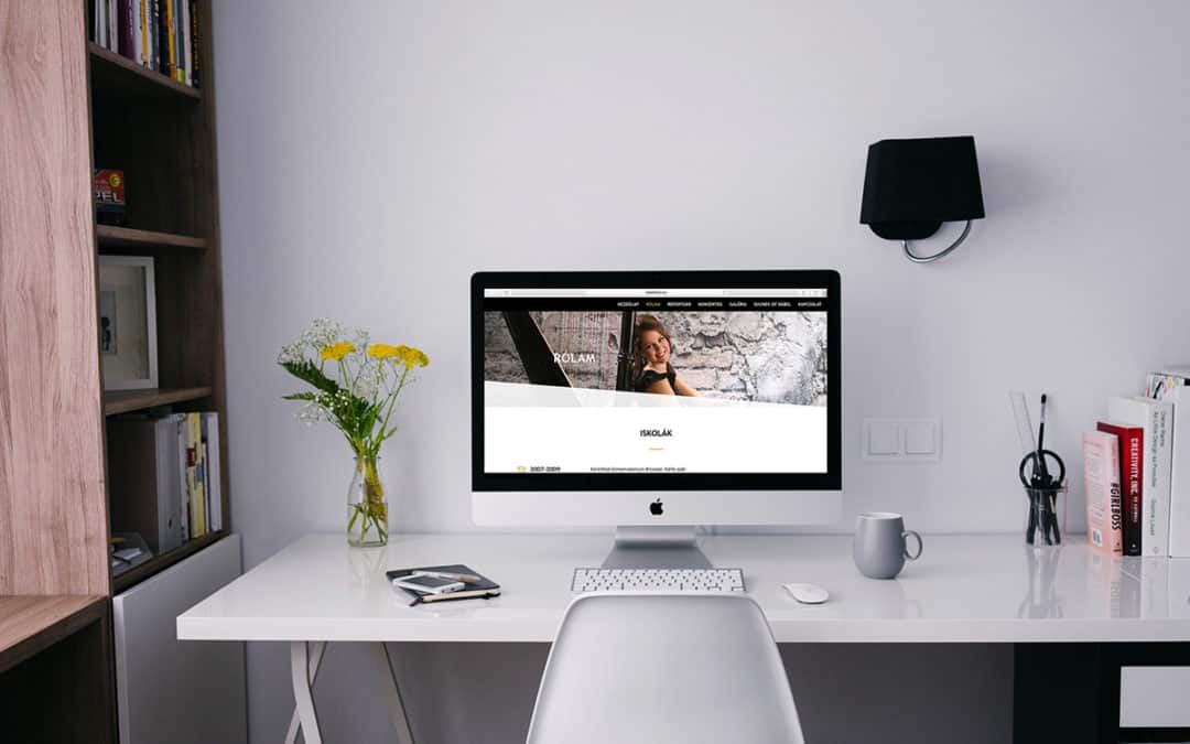 Bábel Klára hárfaművész – WordPress honlap készítés