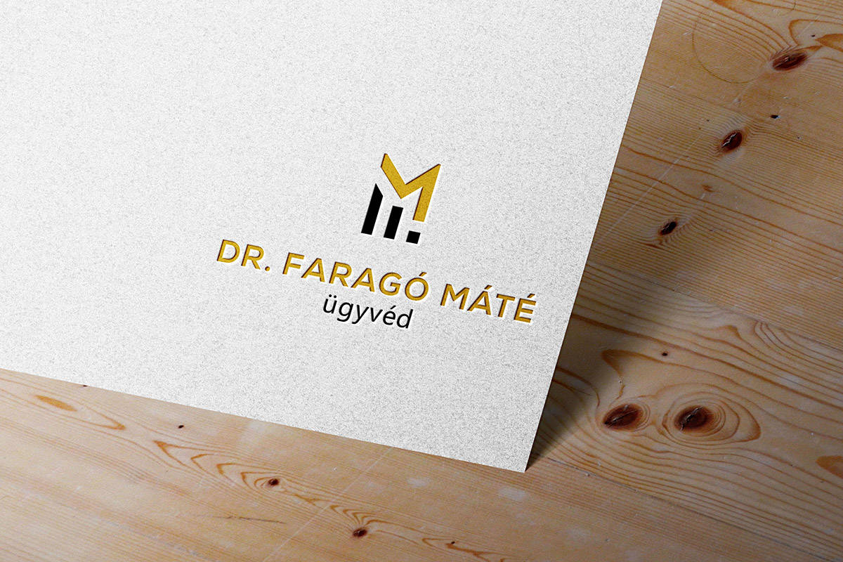 Logótervezés ügyvédi iroda, dr. Faragó Máté