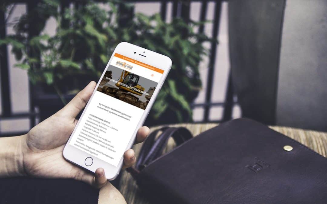 Interbridge Trade – Nehézgép szállítás – honlapkészítés