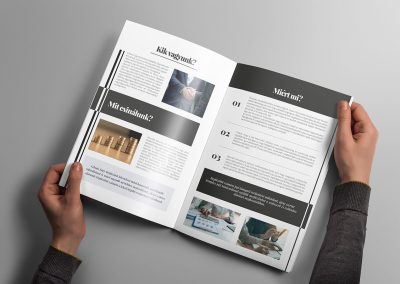 Pencz Ügyvédi Iroda – grafikai tervezés – brosúra tervezés