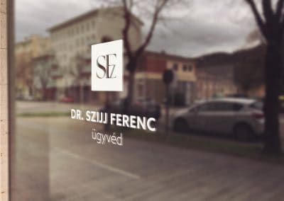 Dr. Szijj Ferenc – logótervezés, grafikai tervezés