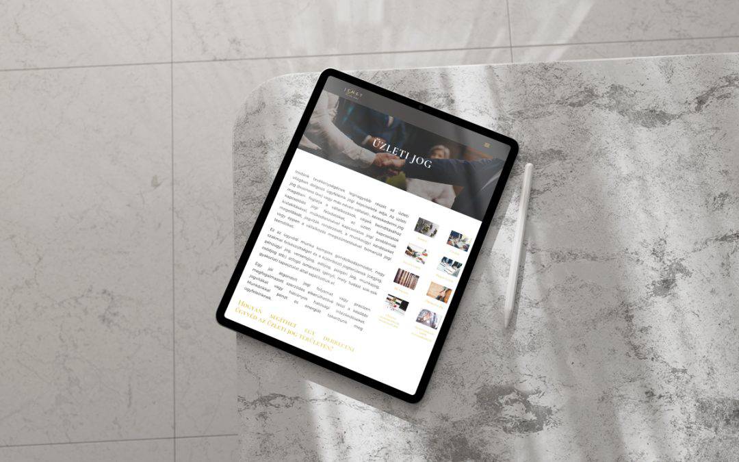 Jeney Ügyvédi Iroda – honlapkészítés