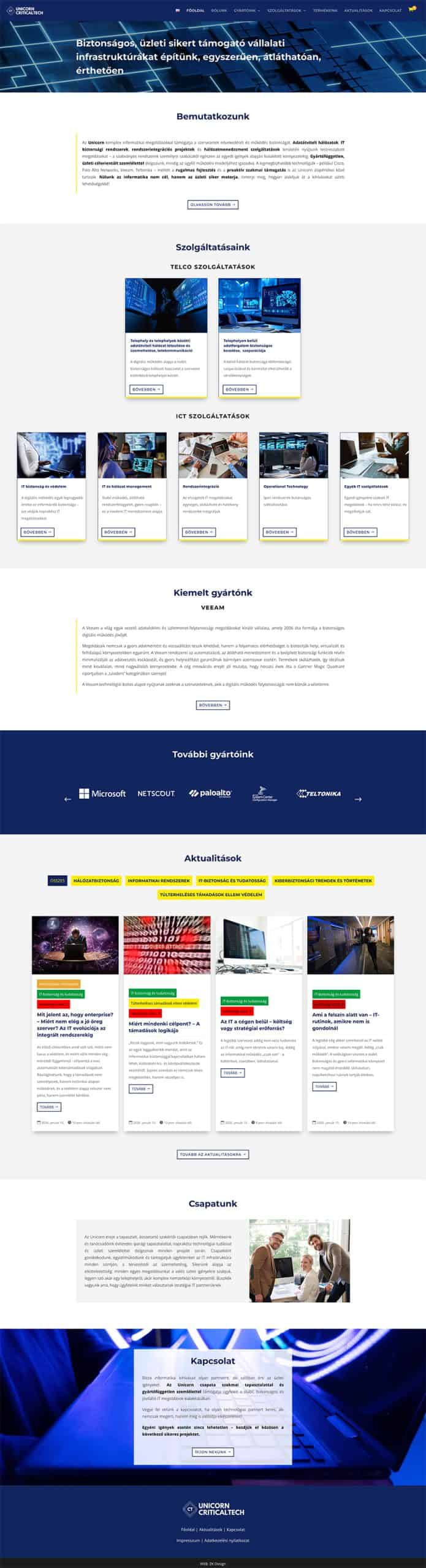 Honlapkészítés, WordPress weboldal készítés