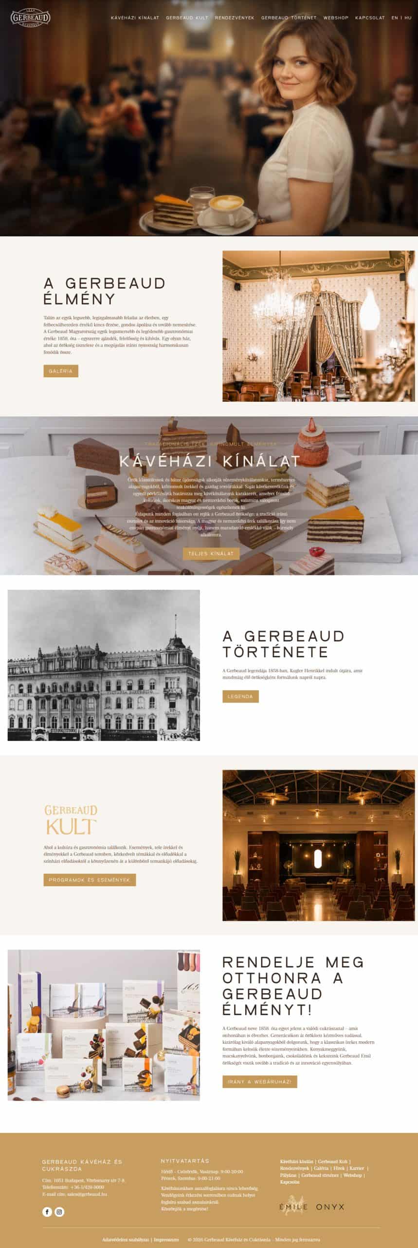 Gerbeaud honlapkészítés ZK Design Gerbeaud honlapkészítés ZK Design